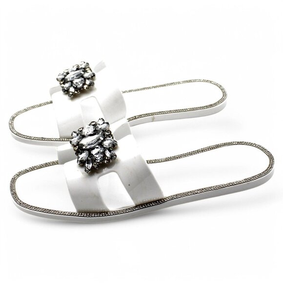 Olivia Miller Women S Kai Jelly Sandals - Fresh and Playful Elegance in White - Picture 5 of 7